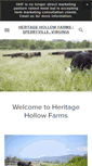 Mobile Screenshot of heritagehollowfarms.net